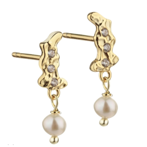 restikker PRETTY PEARL ONE Forgyldt slv