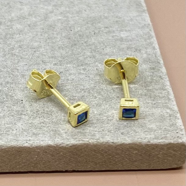 restikker Carolina BL forgyldt slv