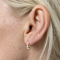 Pearl hoop Patricia forgyldt