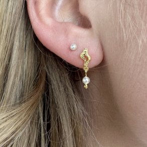 restikker Maree pearl forgyldt slv