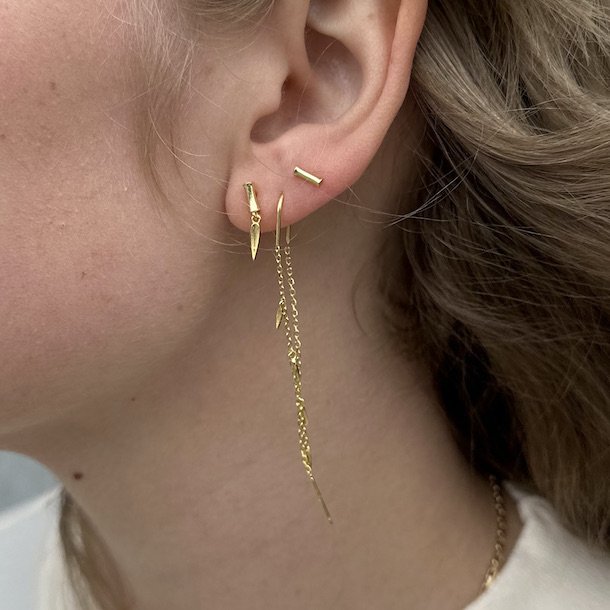 rering SHAN bamboo forgyldt slv