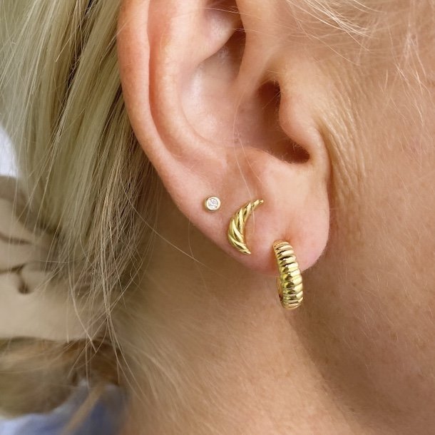 Agua restik Forgyldt slv