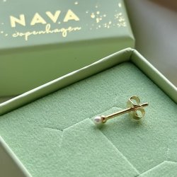 restik Lily petite pearl forgyldt slv