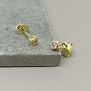 restikker ROSE square forgyldt slv