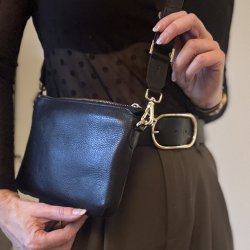 Riika crossbody - clutch Skind