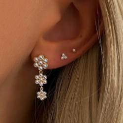 restik Lily petite pearl sterling slv