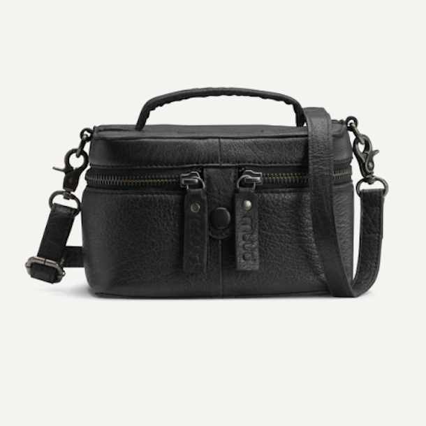 Lexi Mini strikketaske skind 