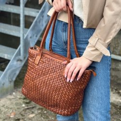 Carbella Urban skuldertaske Skind