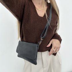 Messenger taske skind