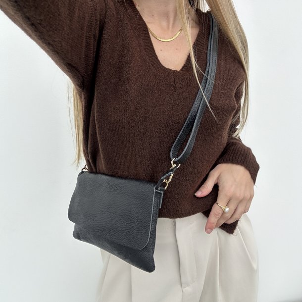 Messenger taske skind