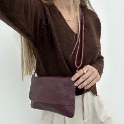 Messenger taske skind