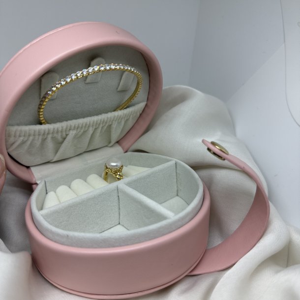 Smykkeskrin halvrund 