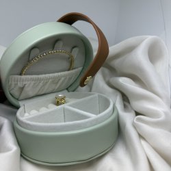 Smykkeskrin halvrund 