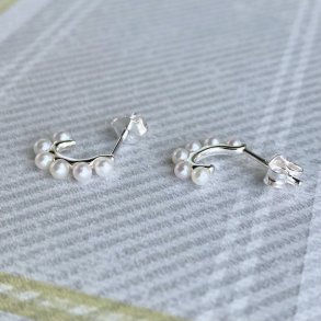 Pearl hoop Patricia slv