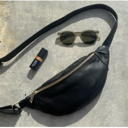 Cow bltetaske soft sort lammeskind