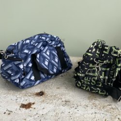 Lille brne sportstaske