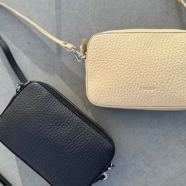 Lauren lille crossbody - skind