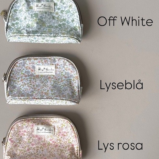 Kosmetiktaske flora lille