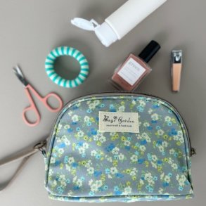 Kosmetiktaske flora lille