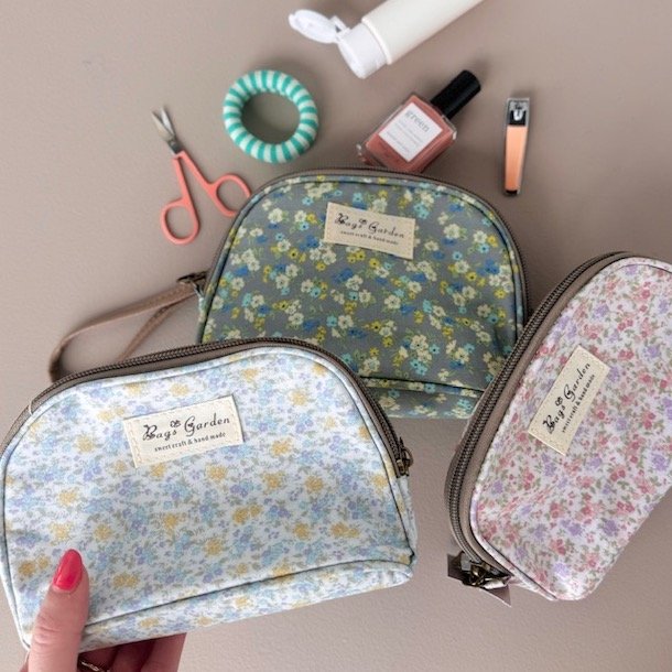 Kosmetiktaske flora lille