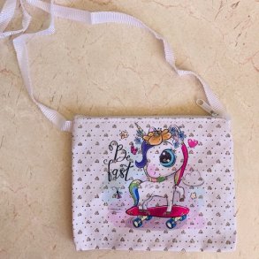 Pung med lang rem UNICORN