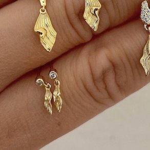 restik Showa Dangle Forgyldt slv