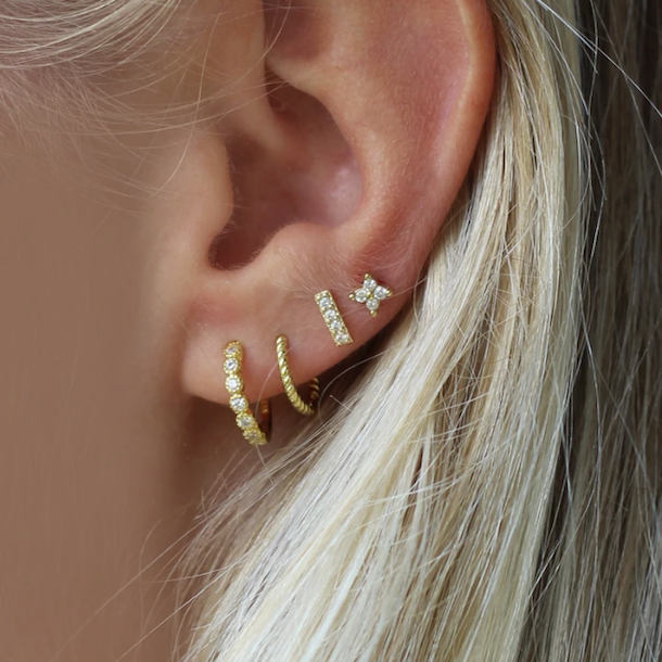 Line restikker forgyldt