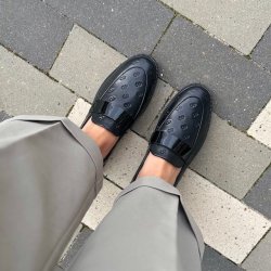 Loafer HISTORY WIBES PLAIN sort skind str 36-42