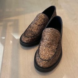 LOAFER CPHS BROWN GLITTER skind str 36-41