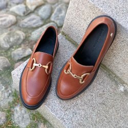 Loafers AWAKE COGNAC skind str. 37-41