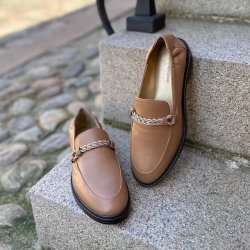 Loafers LOVE AND WALK CAPPUCCINO skind