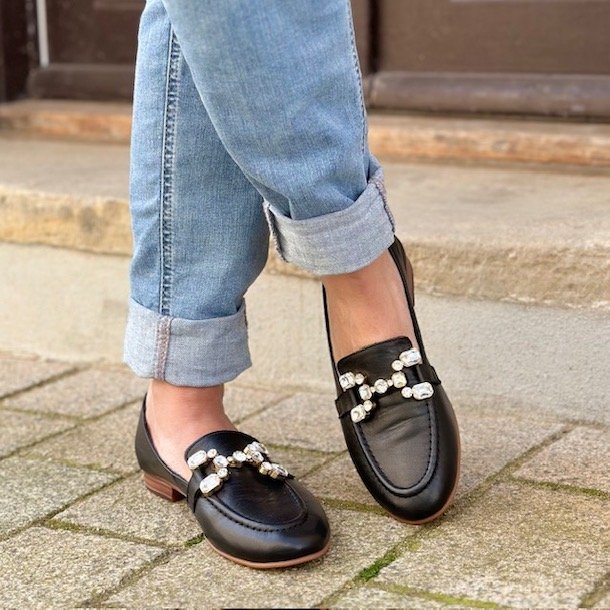 Loafer sparkling skind str 36-41