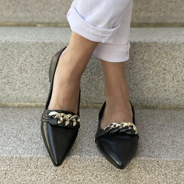 COCKTAILS AND MORE Loafer Sort str 36+37