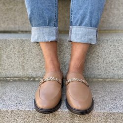 Loafers LOVE AND WALK CAPPUCCINO skind