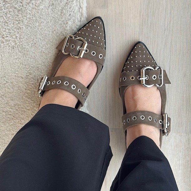 Loafer FUTURE VIBES oliven ruskind str 37-41