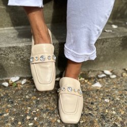 OH LORD Loafer Beige skind str. 36-41