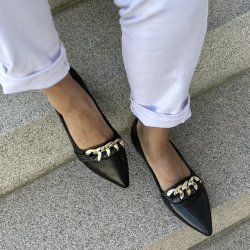 COCKTAILS AND MORE Loafer Sort str 36+37