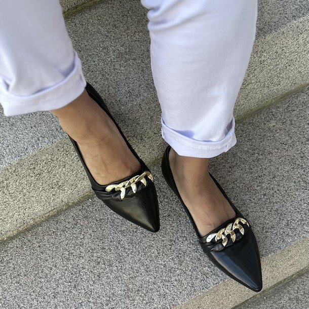 COCKTAILS AND MORE Loafer Sort str 36+37