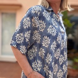 Kjole ZENNA SUN viskose str. S-XL