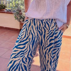 Buks Zenna wide leg viskose str. M-XL