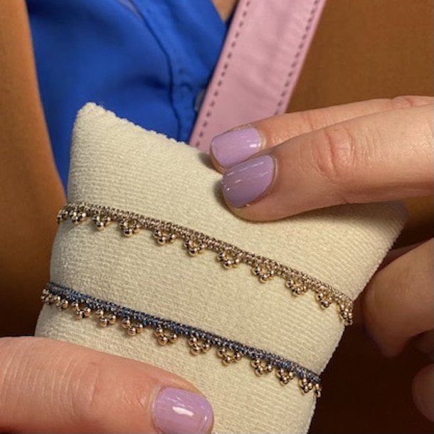 Vvet armbnd Lotus dark