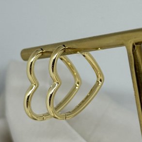 reringe LOVE ME SHINY BIG - Forgyldt