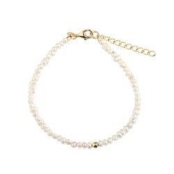 Armb�nd Love Pearls - Forgyldt S�lv