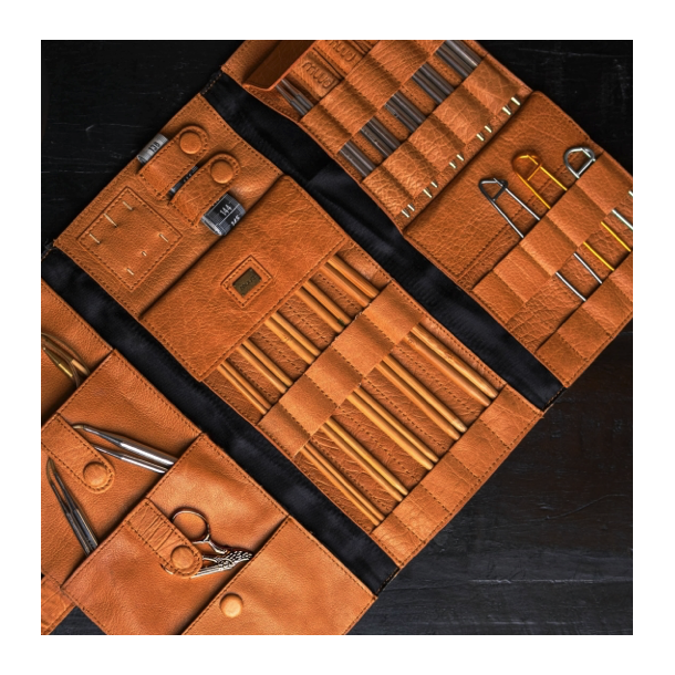 Lucy strikke etui skind 