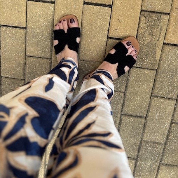 Buks Zoey PALM med elastik str. S-XXL viskose