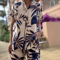 Buks Zoey PALM med elastik str. S-XXL viskose