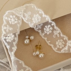 �restikker LUNA - Forgyldt S�lv