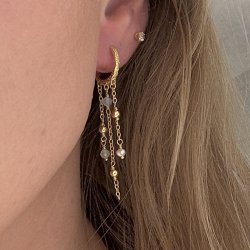 Hoop LUNELLA SKY�- Forgyldt S�lv