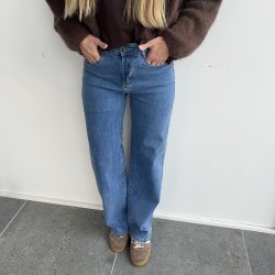 Jeans Straight leg med stretch