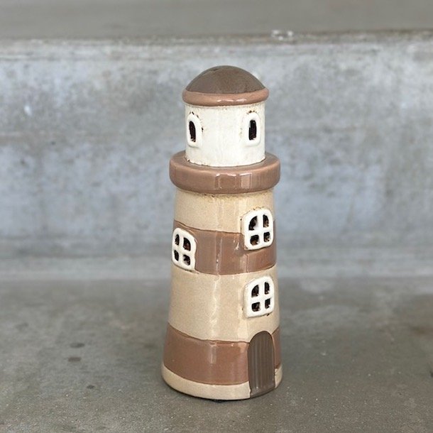 Fyrtrn til fyrfadslys Keramik